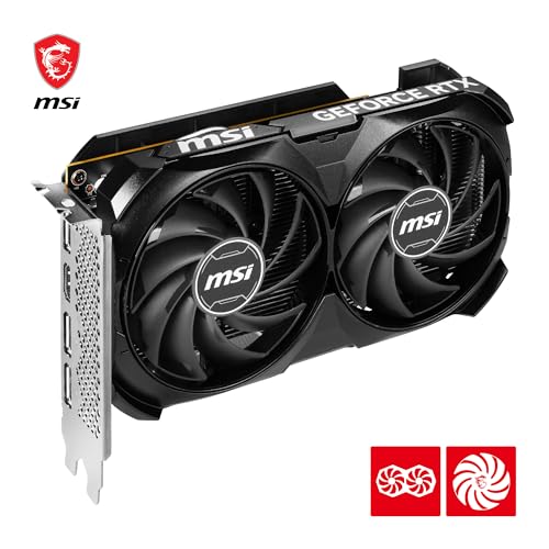 MSI GeForce RTX 4060 Ventus 2X Black 8G OC Gaming Graphics Card A74213