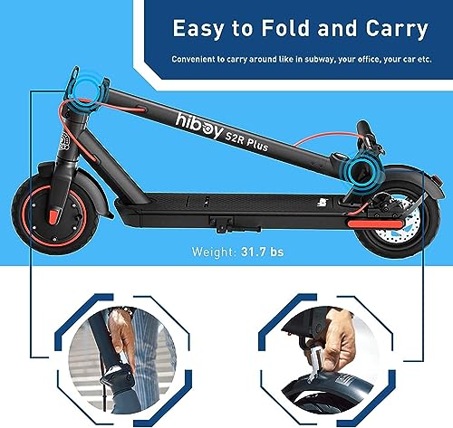 Hiboy S2 Series Electric Scooter for Adults, Folding Commuting Scooter with Double Braking System X20346