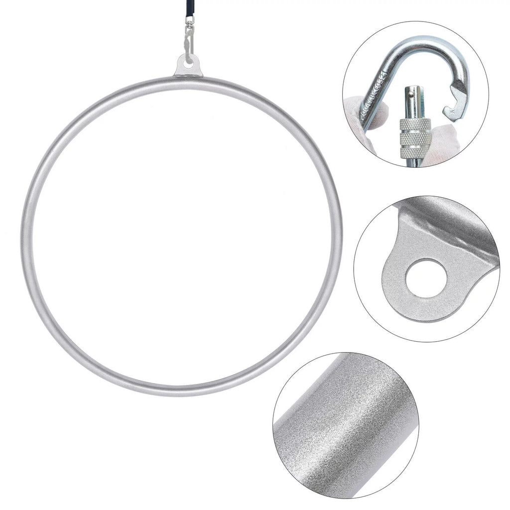 Miumaeov 33.5" Yoga Ring Aerial Lyra Hoop Gymnastic Equipment V42127