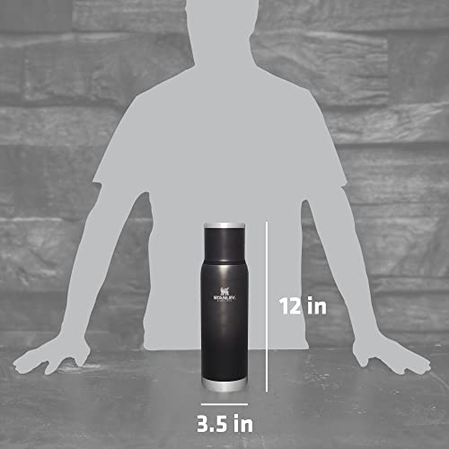 Stanley Adventure-To-Go Vacuum Bottle 25 oz Wide Mouth Insulated Stainless Steel Thermos, Blue Glow D5617