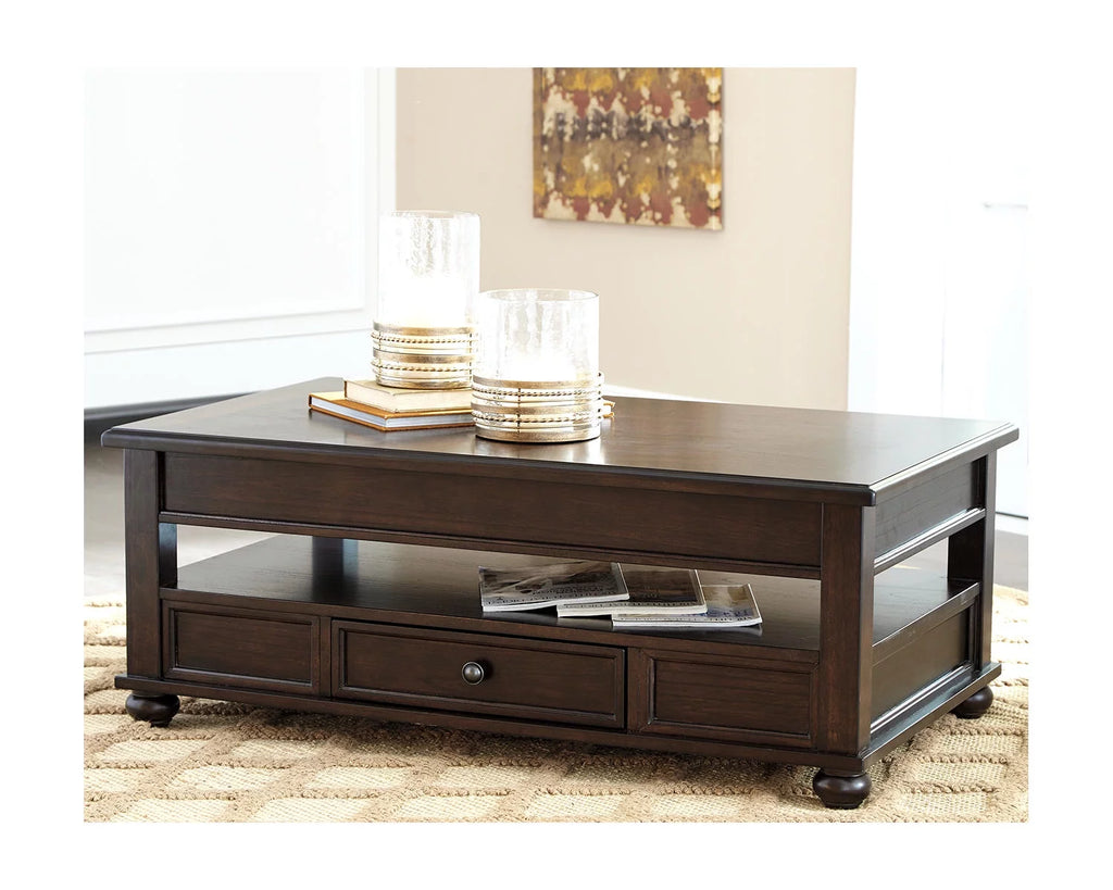 Signature Design by Ashley Barilanni Lift Top Coffee Table Dark Brown U8775