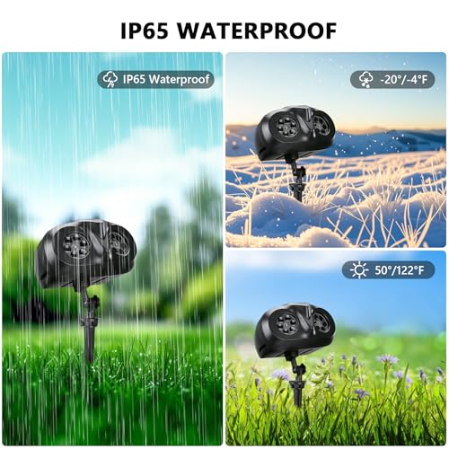 Halloween Christmas Projector Lights Outdoor with Remote, Waterproof Holiday Decor N1281
