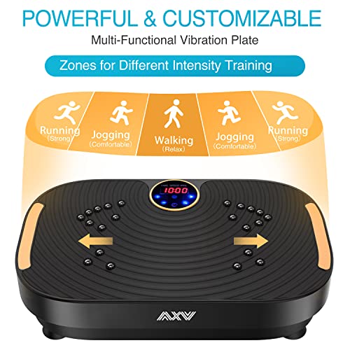 AXV Vibration Plate Exercise Machine Whole Body Workout Fitness Platform K84986
