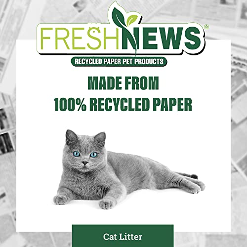Fresh News Recycled Paper Pellet Cat Litter, 25 lb Z157