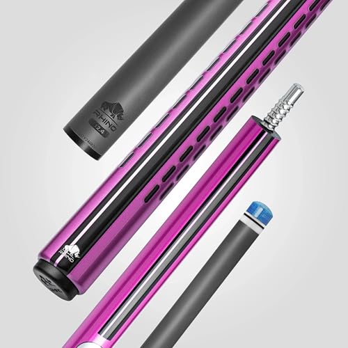 RHINO Nebula 2 Pool Cue - Carbon Fiber Shaft, Composite Butt, 12.4mm B23495