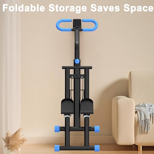 Vertical Climber Stair Stepper with Adjustable Handlebar for Home U9704