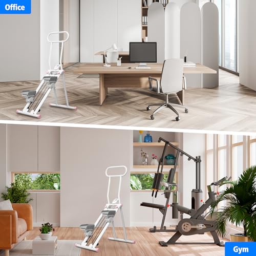 Folding Stair Stepper with Adjustable Handlebar for Home Gym G4022