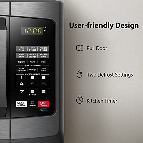 Toshiba ML-EM62P(SS) Countertop Microwave, 2.2 Cu Ft, 1200W, Stainless Steel C1532