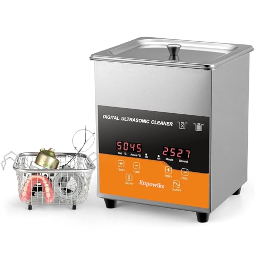 Ultrasonic Cleaner 2L with Heater & Timer, 40kHz SUS 304 Stainless Steel K9648