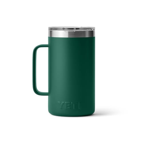 YETI Rambler 24 oz Mug, Stainless Steel, Vacuum Insulated N160